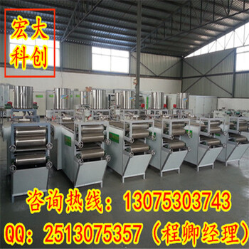 陕西汉中豆腐皮机器一套多少钱，厂价1对1技术培训