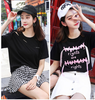 贵阳便宜T恤韩版时尚女装短袖夏季服装女士上衣清货