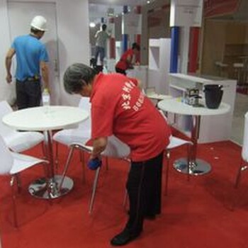 展会保洁公司，北京大型展会保洁阿静保洁提供服务人员