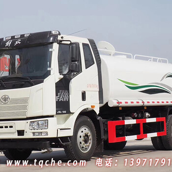 國(guó)六解放J6L灑水車免購(gòu)車附加稅車型