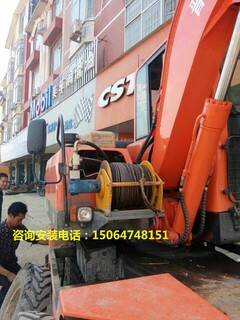 贵州挖掘机安装液压绞盘1吨~30吨拉木头拉力大速度快图片2