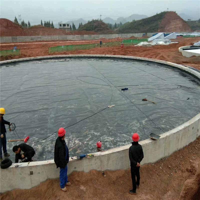西藏河道边坡城建hdpe土工膜的搭接与焊接