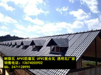 四川达州琉璃树脂瓦、平改坡塑料瓦、市政改造防腐工程瓦图片1