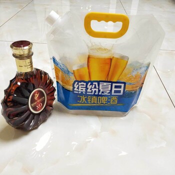供应洛川县豆浆果冻包装袋自立吸嘴袋啤酒包装袋免费设计