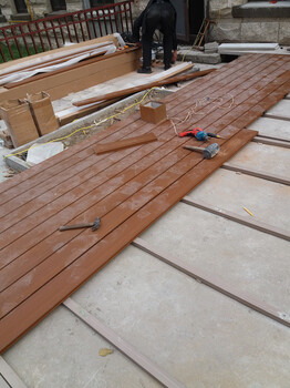 户外庭院生态木塑木防腐木碳化木施工条件铺设法