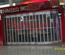 深圳公明水晶折叠门推拉水晶折叠门店铺透明折叠门