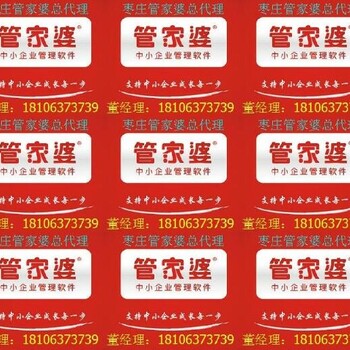 枣庄台儿庄峄城财务软件代理商电话