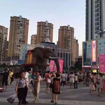 郑州周边机械大象活动机械大象厂家神奇雨屋展租赁