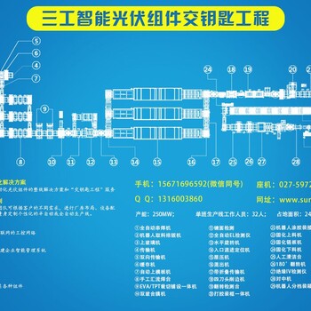 江苏常州全自动太阳能电池组件生产线屋顶分布式光伏项目