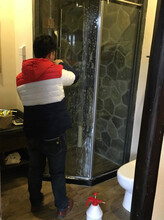 扬州酒店淋浴房玻璃贴膜透明安全防爆膜