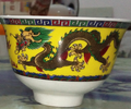 加工藏式圖案陶瓷八寶罐寶瓶八寶碗定做陶瓷茶碗高腳碗定制價格