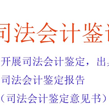 司法会计鉴证报告，司法会计鉴证意见书，司法会计鉴证，司法会计鉴证收费