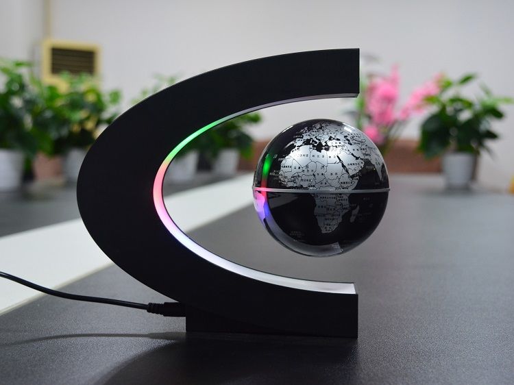 磁悬浮地球仪发光工艺品办公桌摆件新奇特高科技创意生日礼物