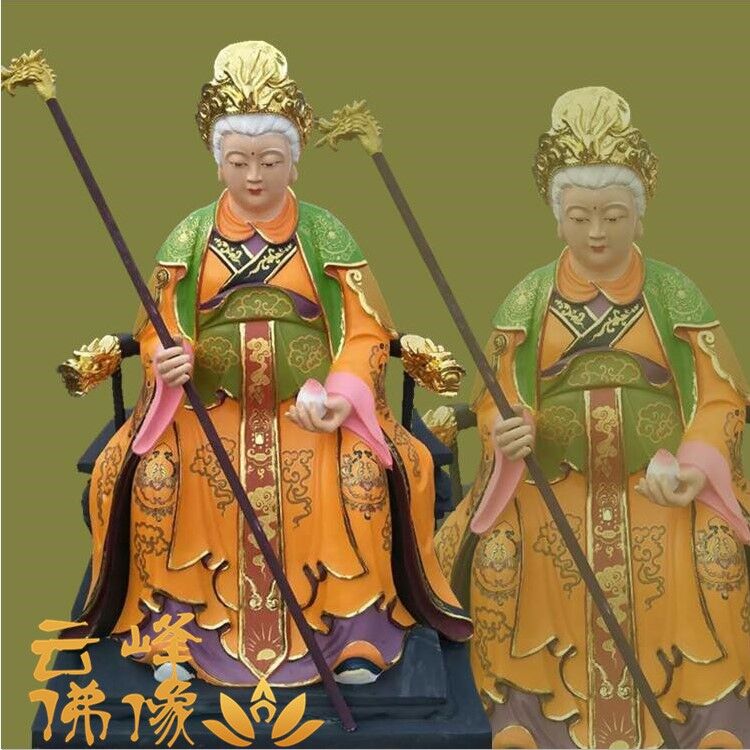 聖母殿主神青霄元君,亦稱靈山老母,據明萬曆年間祭酒周如砥所記,萬曆