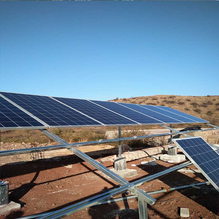 55kw太阳能提水系统深井取水太阳能抽水光伏提灌站水泵厂家