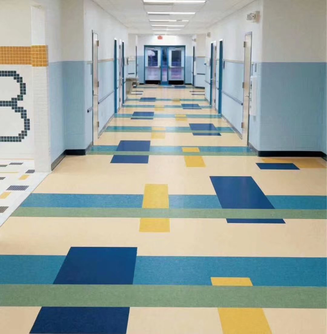塑胶地板学校pvc塑胶地板