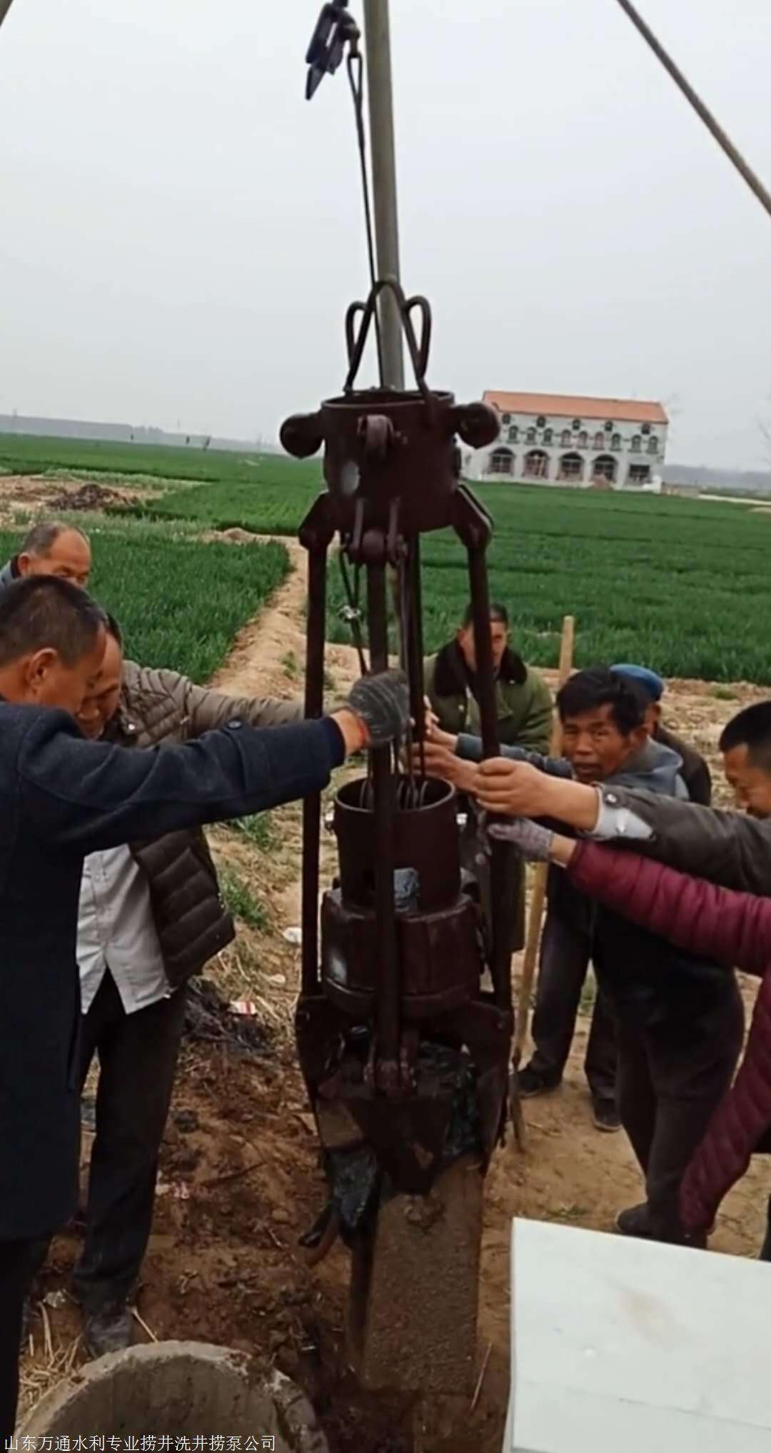 深水井打捞水泵神器图片