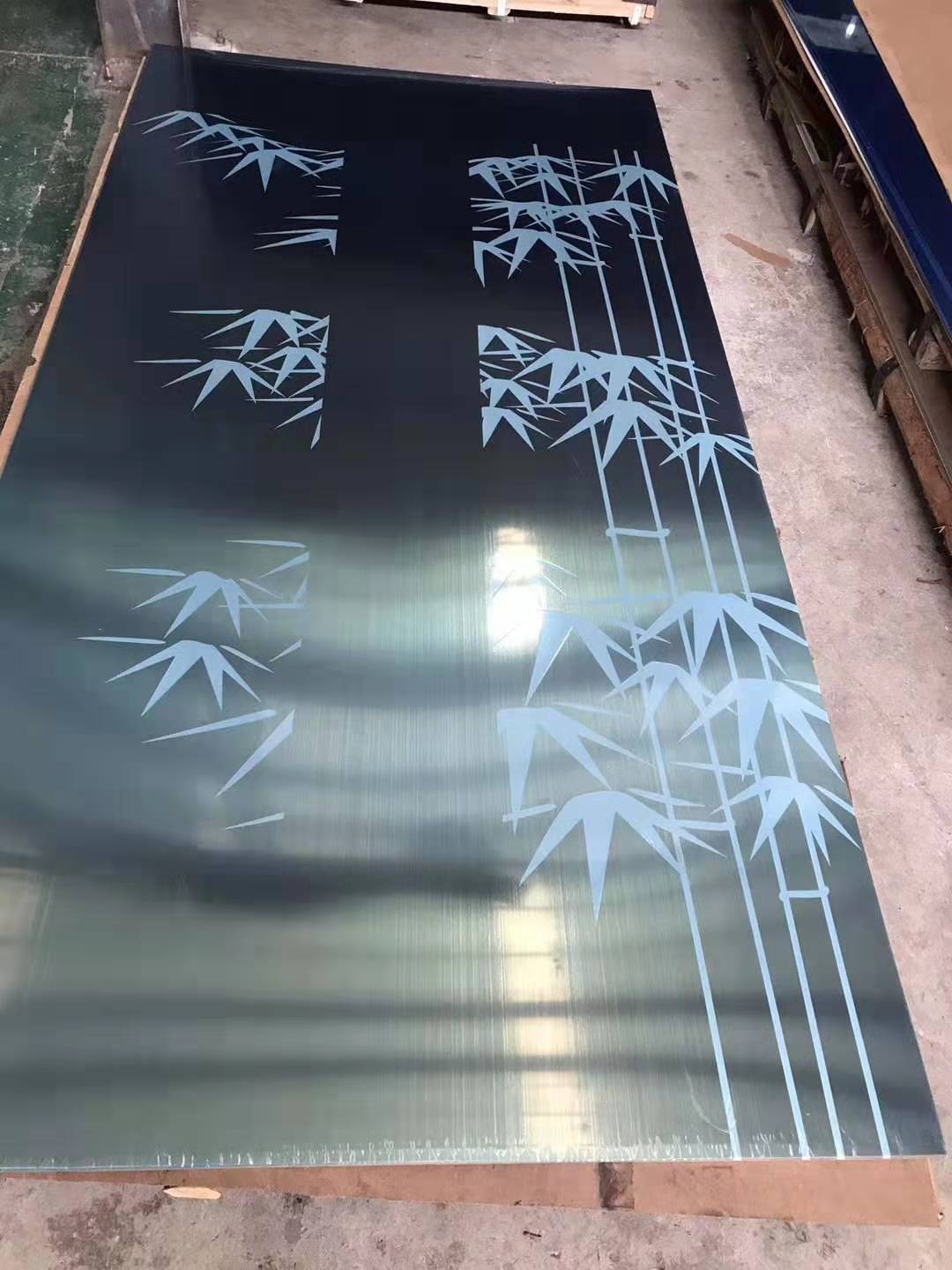 天津不锈钢蚀刻板生产厂家钛金镜面不锈钢蚀刻板不锈钢电梯门