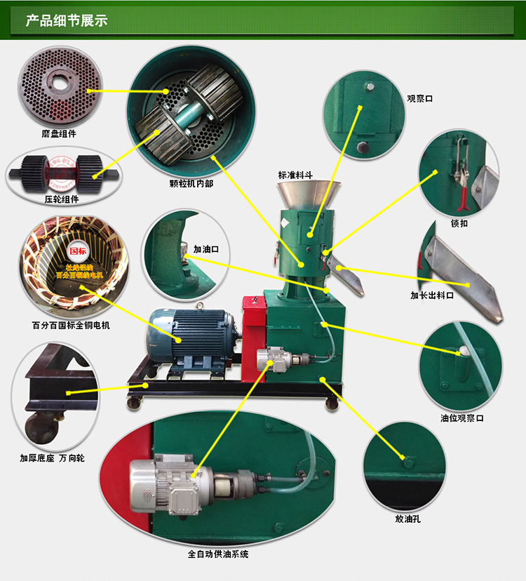 饲料颗粒机结构图图片