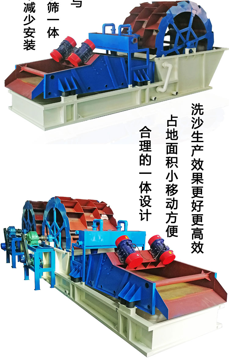 江西省三兴机械设备有限公司热销产品 03 移动式轮斗洗沙机风火轮筛