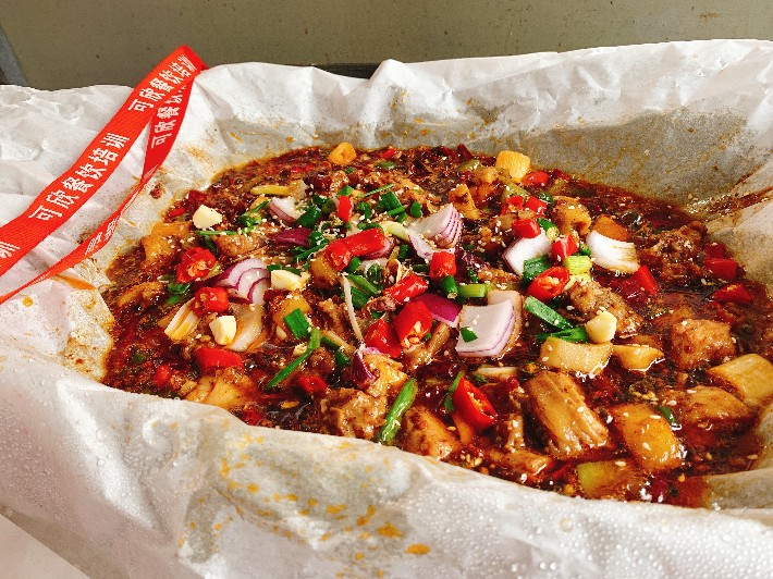 纸包鸡广式卤味的代表作传统节庆的道菜