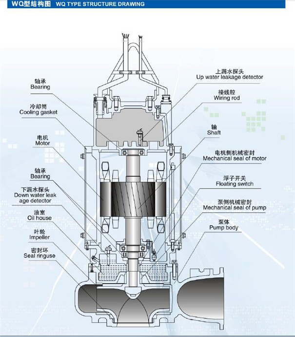 各种水泵结构图图片