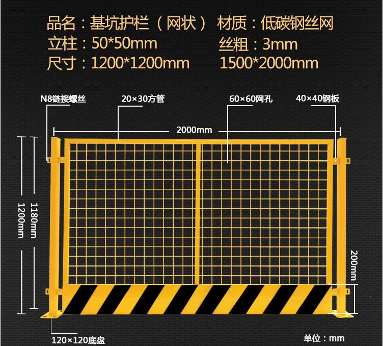 基坑边内严禁堆放一切材料