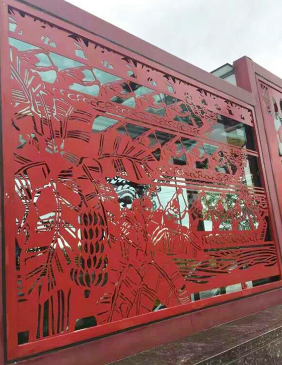 来图定制雕花铝单板外墙门头镂空铝单板幕墙艺术造型铝单板厂家