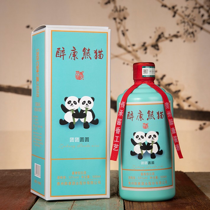 福禧熊猫酒53度酱香型图片