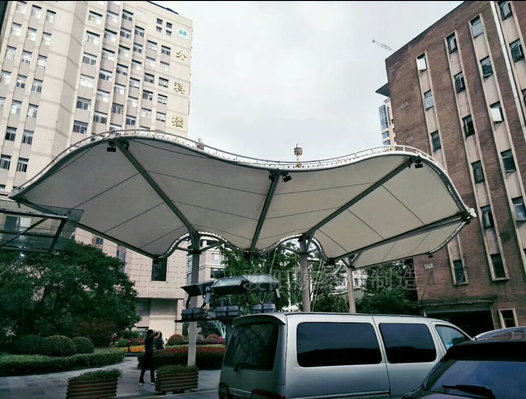 合肥膜結構車棚雨棚遮陽棚景觀棚日常維護