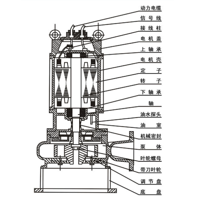杭州碱泵泵体结构简介图片