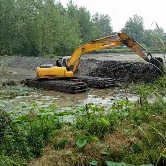 潛江水挖租賃水挖機出租水上挖掘機出租直銷服務