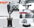 百福缝纫机PFAFF2596台柱双针三同步座椅箱包厚料机