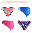 云梦妮外贸性感女士内裤牛奶丝印花女士三角裤现货内裤批发