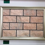 文化石厂家浅灰色蘑菇石太行红文化石墙面装饰石材图片5