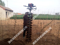 地钻打坑机栽树挖坑机护栏立柱打桩机螺旋打眼机图片0