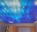 星空软膜天花吊顶，星空灯箱软膜价格。山东UV软膜厂家图片