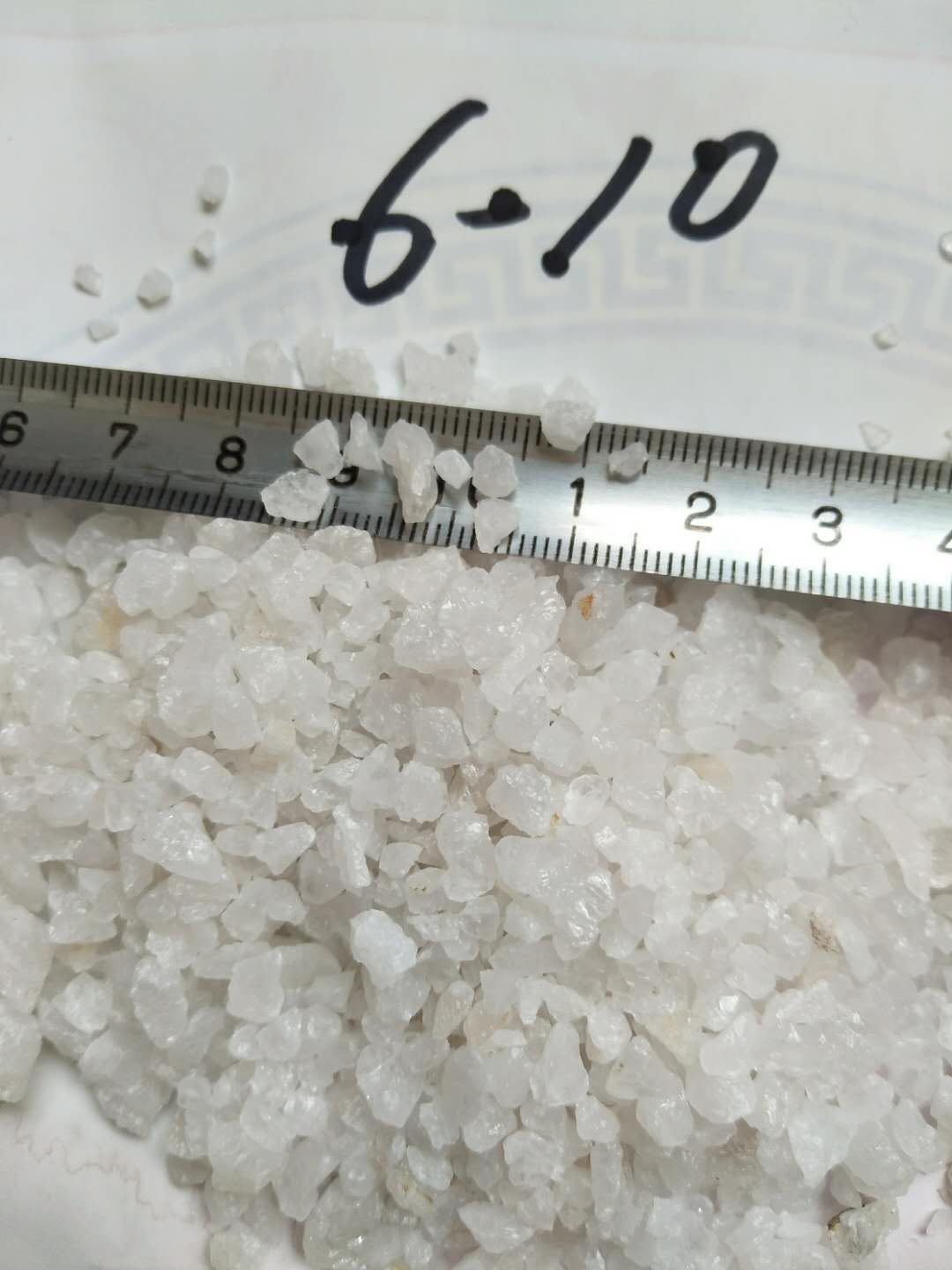 滨州雪花白石英砂永顺白色石英砂供应
