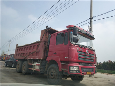 廣州黃埔二手天龍375重卡拖頭貨車輕型掛板車