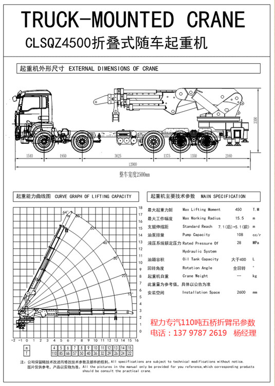 起重机工作幅度示意图图片