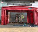 湖州折叠物流伸缩雨棚现货,大型伸缩雨棚厂家图片