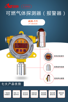 广东汕头奥鸿科技AH-11甲烷报警器全国包邮货到付款燃气探测器