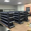 精品磨砂灰超市货架孔板货架便利店货架白色超市架