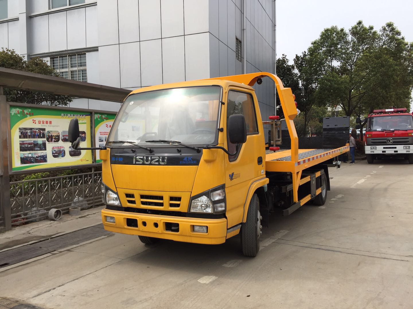 藍牌一拖二清障車事故救援車廠家直銷