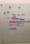 广州儿童白板双面3培训室大白板E圆角办公超白纯白玻璃白板图片4