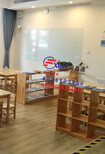 广州儿童白板双面3培训室大白板E圆角办公超白纯白玻璃白板图片5