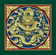 仙缘古建寺庙地宫吊顶环保防火艺术彩绘天花佛堂暗藏灯光装饰材料图片