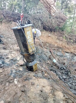 朝阳建平地基挖掘青石破裂机