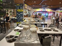 生产全国旋转火锅设备回转火锅设备涮烤一体旋转火锅设备图片1
