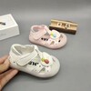 浙江温州史努比品牌婴儿鞋批发小波萝可爱牛筋软底学步凉鞋